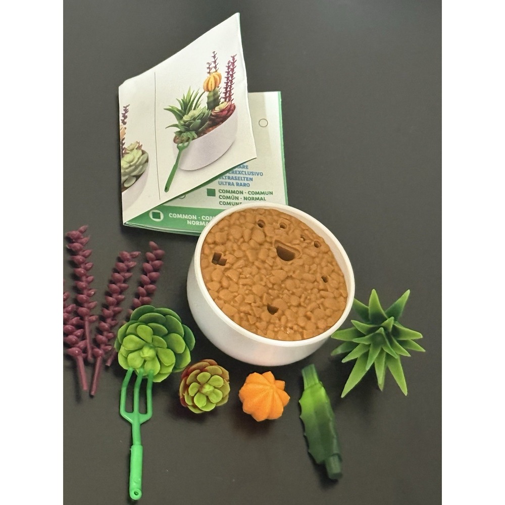 New Zuru Mini Brands Create‎ Garden Succulents Bowl White Pot Combined Shipping